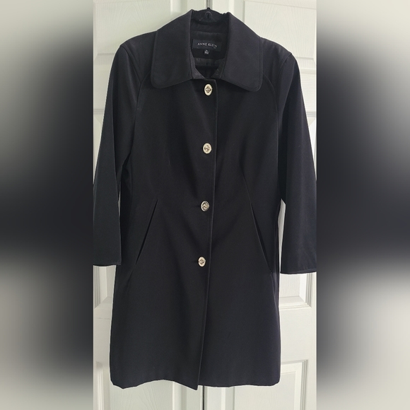 Anne Klein Black 3/4 legnth Coat - Picture 1 of 8